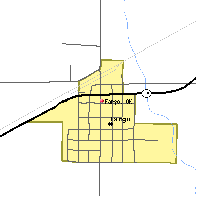 Fargo map
