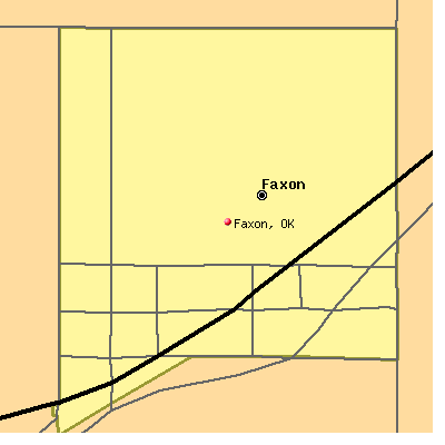 Faxon map