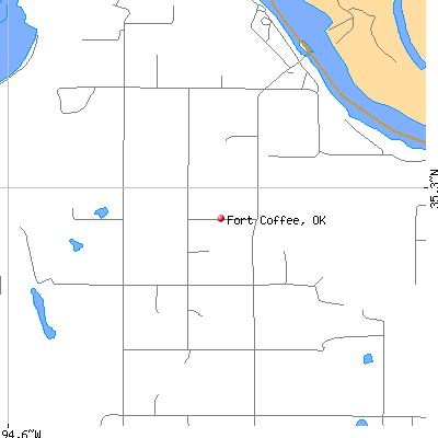 Fort Coffee map