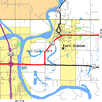 Fort Gibson map
