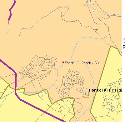 Foothill Ranch map