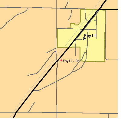 Foyil map
