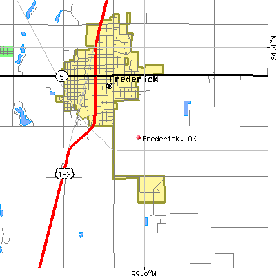 Frederick map