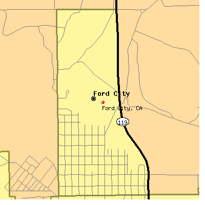 Ford City map