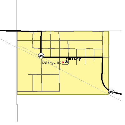Goltry map