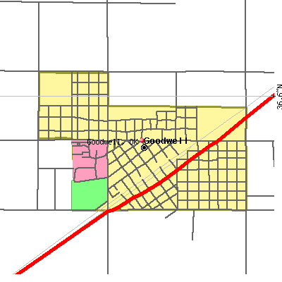 Goodwell map
