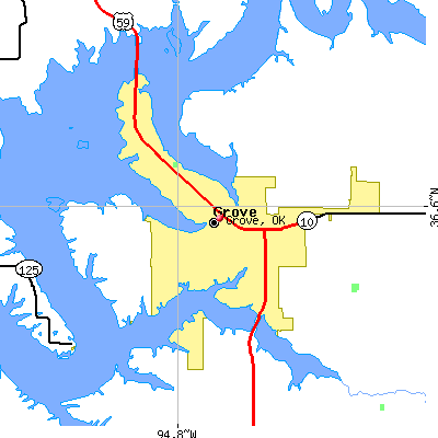 Grove map