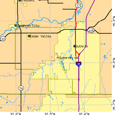 Guthrie map
