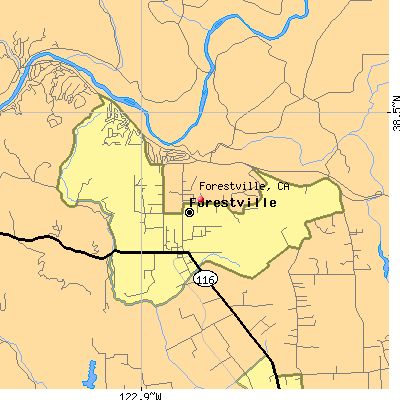 Forestville map