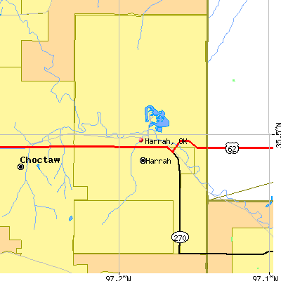 Harrah map