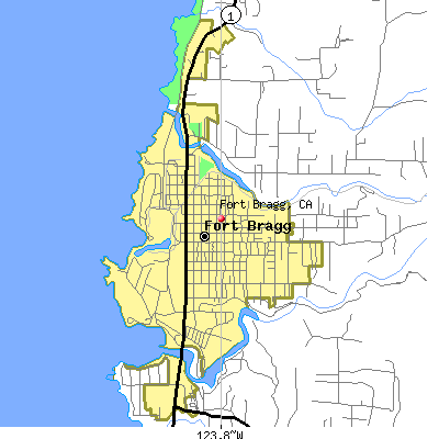 Fort Bragg map