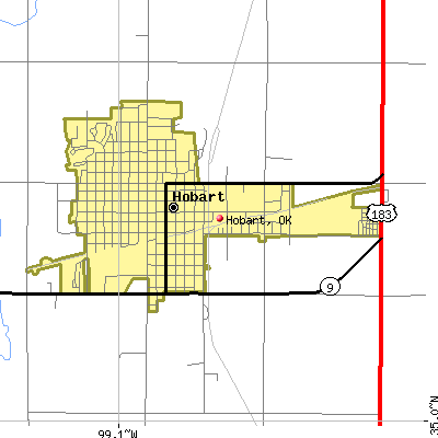 Hobart map