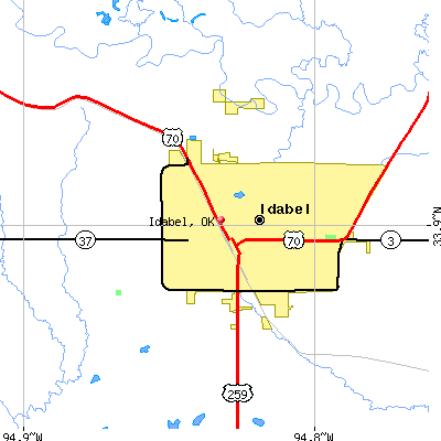 Idabel map