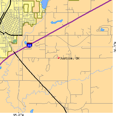 Justice map
