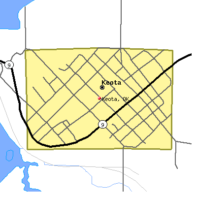 Keota map