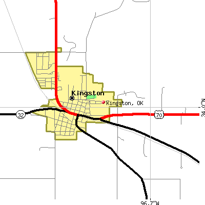 Kingston map