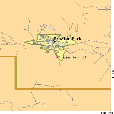 Frazier Park map