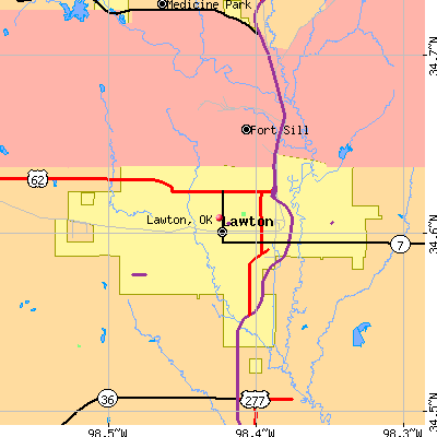 Lawton map