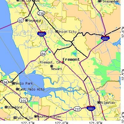 Fremont map