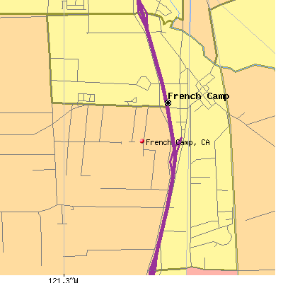 French Camp map