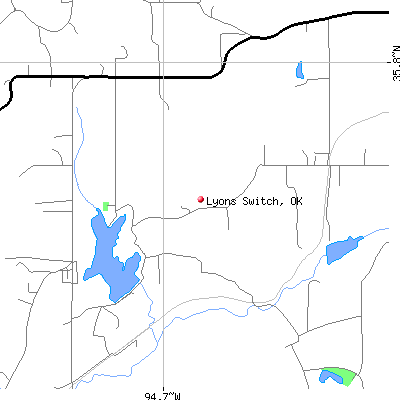 Lyons Switch map