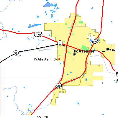 McAlester map