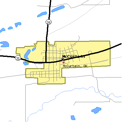 McCurtain map