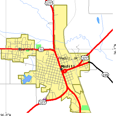 Madill map