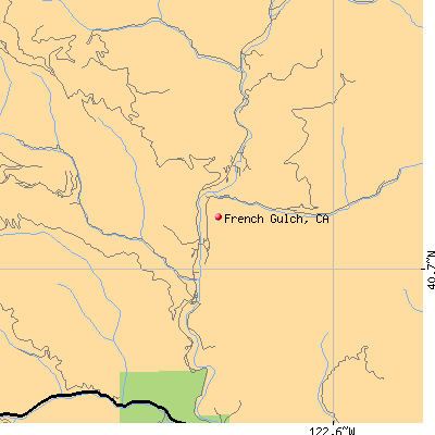 French Gulch map