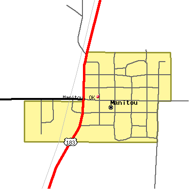 Manitou map