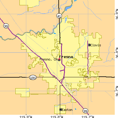 Fresno map