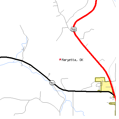 Maryetta map