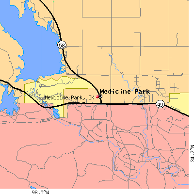 Medicine Park map