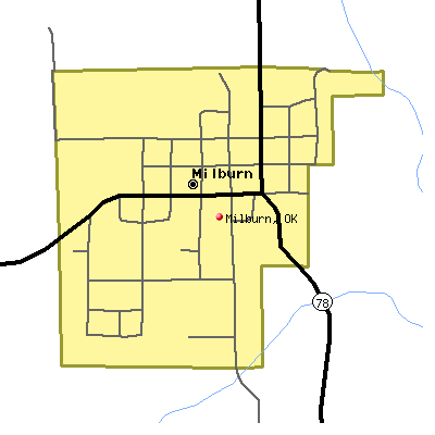 Milburn map
