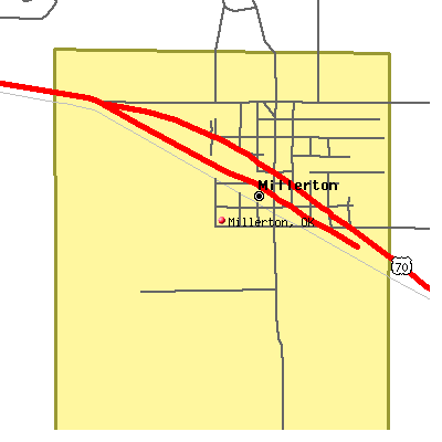 Millerton map