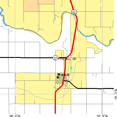 Minco map