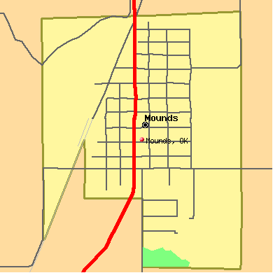 Mounds map
