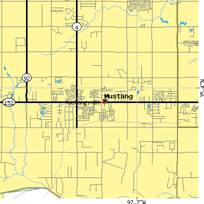 Mustang map