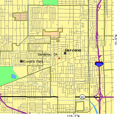 Gardena map