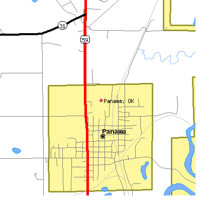 Panama map