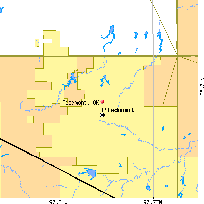 Piedmont map