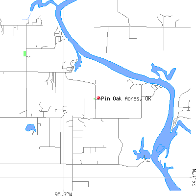Pin Oak Acres map