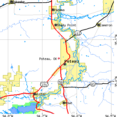 Poteau map
