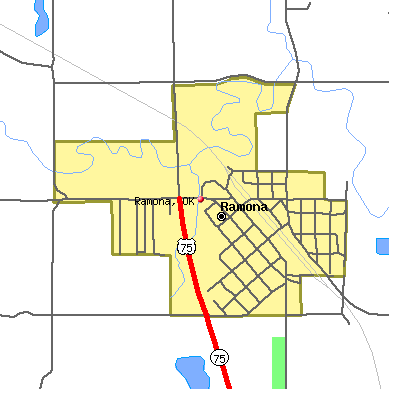 Ramona map