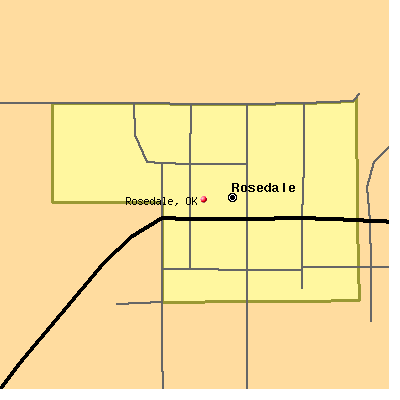 Rosedale map