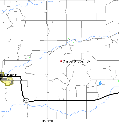 Shady Grove map