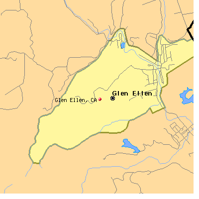 Glen Ellen map