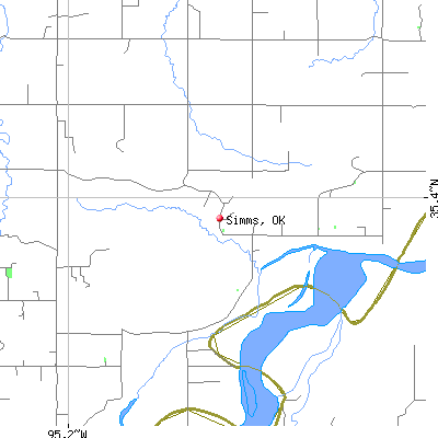 Simms map