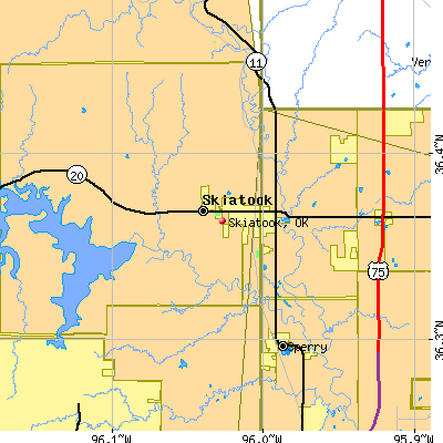 Skiatook map