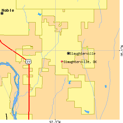 Slaughterville map